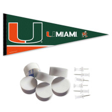 Hurricanes Banner Pennant with Tack Wall Pads