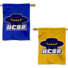 UCSB Gauchos Double Logo House Flag