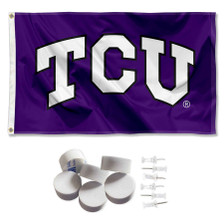 Texas Christian Horned Frogs Banner with Tack Wall Pads
