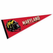 Maryland Terps Helmet Pennant