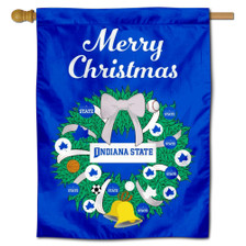ISU Sycamores Happy Holidays Banner Flag