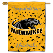 Wisconsin Milwaukee Panthers Congratulations Graduate Flag
