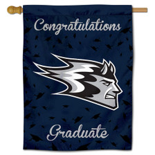 Wisconsin Stout Blue Devils Congratulations Graduate Flag