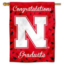 Nebraska Cornhuskers Congratulations Graduate Flag