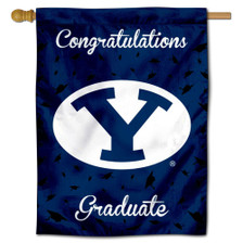 Brigham Young Cougars Congratulations Graduate Flag