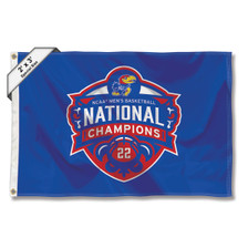 Kansas KU Jayhawks College Basketball Champions 2x3 Foot Flag