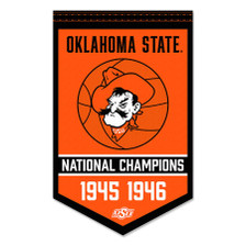 Oklahoma State Cowboys Basketball National Champions Banner