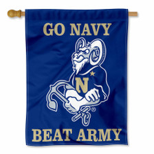 Go Navy House Flag