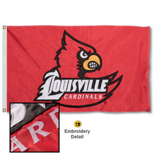 Louisville Cardinals Vintage Retro Throwback 3x5 Banner Flag