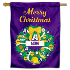 LSUA Generals Happy Holidays Banner Flag