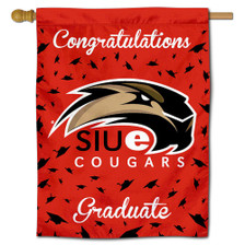 Southern Illinois Edwardsville Cougars Congratulations Graduate Flag