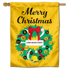 CSULB 49ers Happy Holidays Banner Flag
