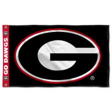 Georgia Bulldogs Printed Header 3x5 Flag