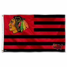 Chicago Blackhawks American Nation Flag
