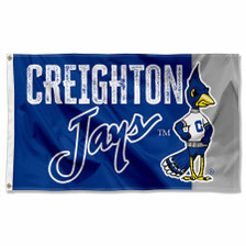 Creighton University Bluejays Stars & Stripes Deluxe Grommet Flag 