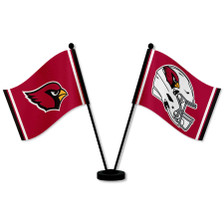 Arizona Cardinals Small Table Desk Flag
