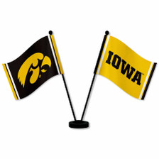 Hawkeyes Small Table Desk Flag
