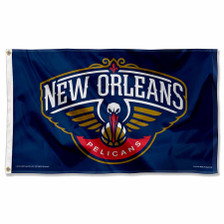 New Orleans Pelicans Primary Logo Banner Flag