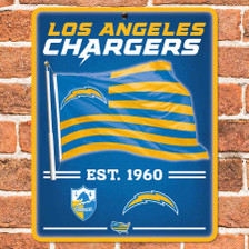 Los Angeles Chargers Americana Nation Banner Flag Sign