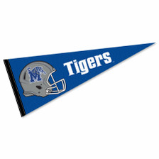 University of Memphis Football Helmet Pennant