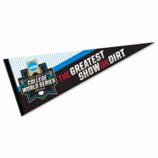 College Baseball 2024 Series CWS Logo Pennant
