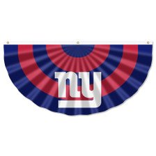 New York Giants Bunting Pleated Fan Banner
