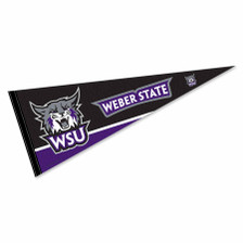 Weber State Wildcats Wordmark Logo Pennant