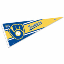 Milwaukee Brewers Retro Vintage Throwback Pennant