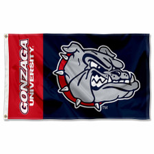 Gonzaga Bulldogs Bulldog Logo Flag