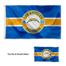 Los Angeles Chargers Double Sided Embroidered Flag
