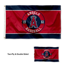 Los Angeles Angels Double Sided Embroidered Flag