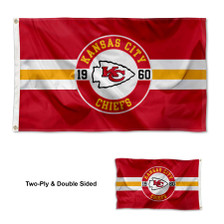 Kansas City Chiefs Double Sided Embroidered Flag