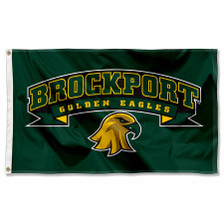 SUNY Brockport Golden Eagles Wordmark Flag