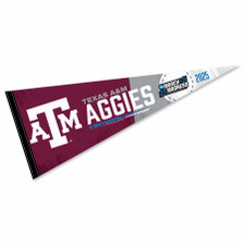Texas A&M University 2025 March Basketball Madness Pennant
