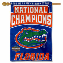 Florida Gators Basketball 2025 National Champions House Flag