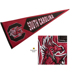 USC Gamecocks Embroidered and Wool College Pennant