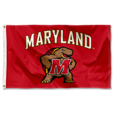 Maryland Terrapins Wordmark Logo Flag