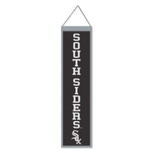 Chicago White Sox South Siders 8x32 Inch Vertical Wool Embroidered Hanging Banner