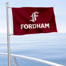 Fordham Rams Wordmark Boat and Mini Flag