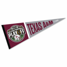 Texas A&M Aggies 12 in X 30 in 2025 College Football Playoffs College Pennant