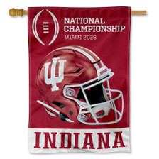 Indiana Hoosiers 2026 National Championship House Flag