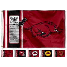 Arkansas Razorbacks Multi-Sport Flag