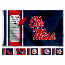 Ole Miss Multi-Sport Flag