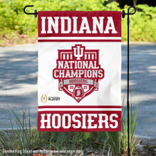 Indiana University Hoosiers 2025 College Football National Champions Garden Flag