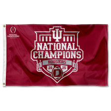 Indiana Hoosiers College Football 2025 National Champions Flag