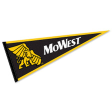 Missouri Western State Griffons 12 in X 30 in Logo College Pennant