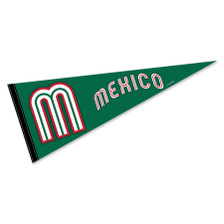 Mexico Baseball Logo Pennant Flag