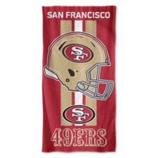 San Francisco 49ers Helmet 30x60 Inch Large Beach Towel