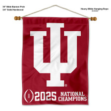 Indiana Hoosiers 2025 National Champions Wall Banner