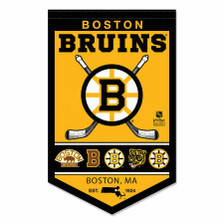 Boston Bruins Wordmark Logo Banner Flag